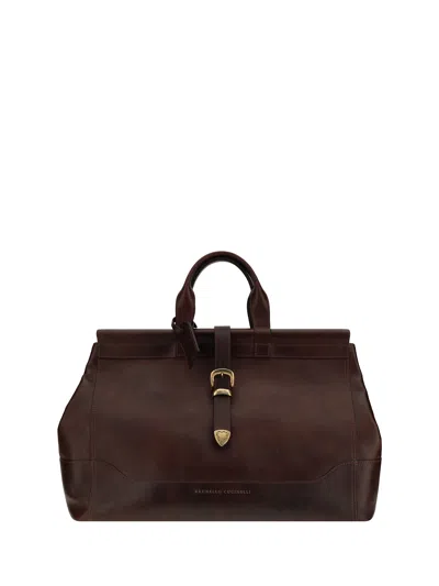 Brunello Cucinelli Leather Travel Bag