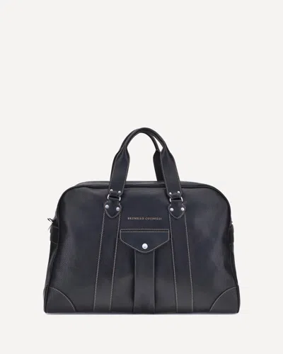 Brunello Cucinelli Leather Travel Bag