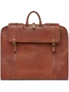 Brunello Cucinelli Leather Travel Suit Cover In Brown