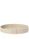 Brunello Cucinelli Leather Tray In Neutrals