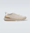 Brunello Cucinelli Logo Embossed Lace-up Sneakers