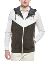 Brunello Cucinelli Leather Vest Jacket In Multi