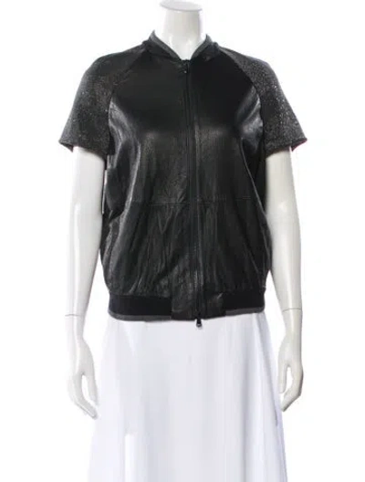 Pre-owned Brunello Cucinelli Leather Vest W/ Tags In Brown