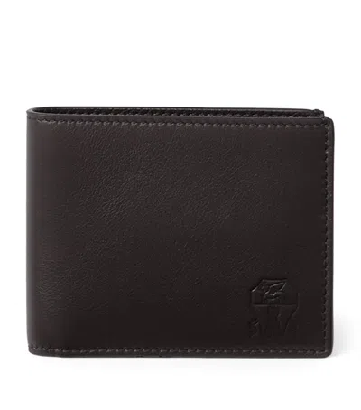 Brunello Cucinelli Leather Wallet In Brown