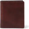Brunello Cucinelli Leather Wallet In Burgundy