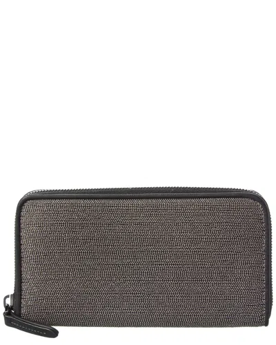 Brunello Cucinelli Leather Wallet In Pattern