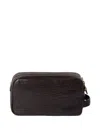 Brunello Cucinelli Kulturbeutel Aus Leder In Black