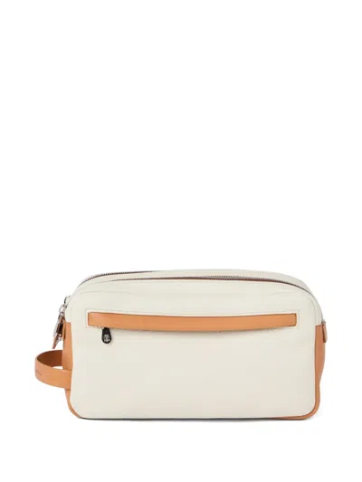 Brunello Cucinelli Leather Wash Bag