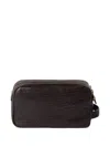 Brunello Cucinelli Kulturbeutel Aus Leder In Black