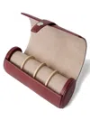 Brunello Cucinelli Leather Watch Box In Red