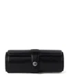 Brunello Cucinelli Leather Watch Case In Black
