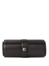 Brunello Cucinelli Leather Watch Case In Blue