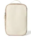 Brunello Cucinelli Leather Zip-top Shoe Organizer In Neutral