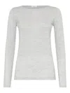 Brunello Cucinelli Leggerissimo Pullover In White
