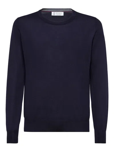 Brunello Cucinelli Leggerissimo Sweater In Blue