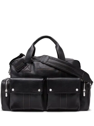 Brunello Cucinelli Leisure Bag In Black