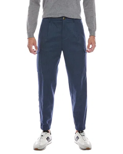 Brunello Cucinelli Leisure Fit Cargo Pant In Multi