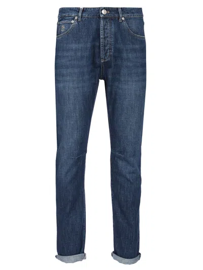 Brunello Cucinelli Leisure Fit Five-pocket Jeans Blue