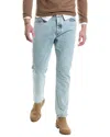 Brunello Cucinelli Leisure Fit Light Wash Trouser Jean In Blue