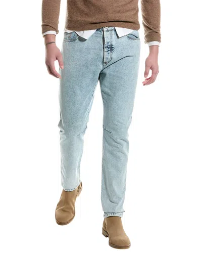Brunello Cucinelli Leisure Fit Light Wash Trouser Jean In Blue