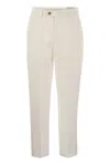 BRUNELLO CUCINELLI BRUNELLO CUCINELLI LEISURE FIT LINEN TROUSERS WITH DARTS