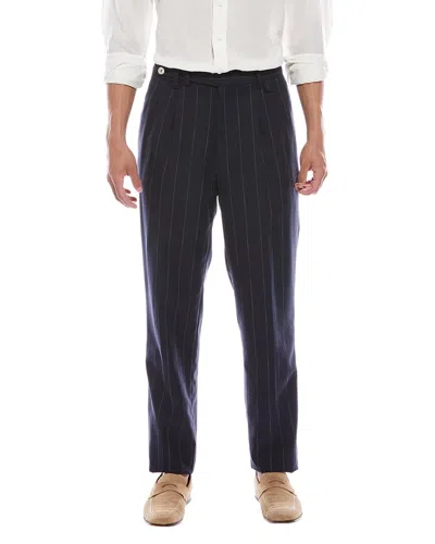 BRUNELLO CUCINELLI BRUNELLO CUCINELLI LEISURE FIT PLEATED WOOL-BLEND PANT