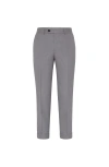 Brunello Cucinelli Leisure Fit Trousers In Gray