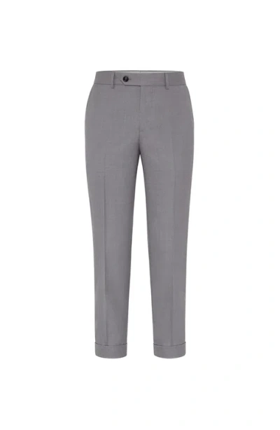 Brunello Cucinelli Leisure Fit Trousers In Gray