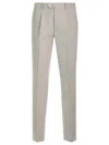 Brunello Cucinelli Leisure Fit Trousers Grey In Grey