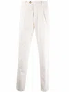 Brunello Cucinelli Leisure Fit Trousers In Garment Dyed Cotton Corduroy With Darts