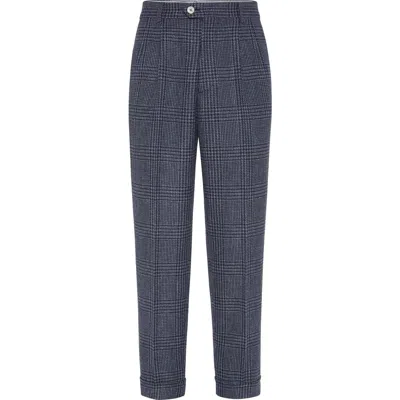 BRUNELLO CUCINELLI BRUNELLO CUCINELLI LEISURE FIT TROUSERS WITH DOUBLE PLEATS