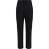 Brunello Cucinelli Leisure Fit Pants With Drawstring In Black
