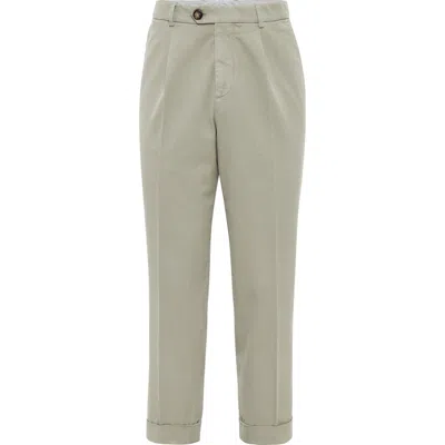 BRUNELLO CUCINELLI BRUNELLO CUCINELLI LEISURE FIT TROUSERS WITH PLEATS