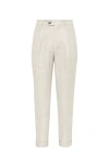 Brunello Cucinelli Leisure Fit Trousers In Garment Dyed Cotton Corduroy With Darts In Yuta