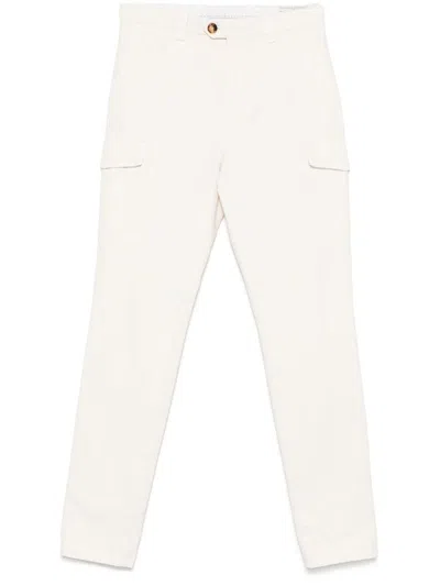 Brunello Cucinelli Light Beige Cargo Pants With Pockets