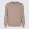 Brunello Cucinelli Light Beige Cashmere Knitwear In Brown