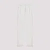 Brunello Cucinelli Pull On Light Beige Cotton Pants In Nude & Neutrals