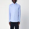 Brunello Cucinelli Light Blue Plain Long-sleeved Shirt In Light Blue