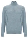 Brunello Cucinelli Cashmere Sweater In Blue