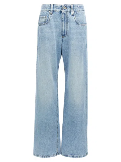 BRUNELLO CUCINELLI LIGHT BLUE STRAIGHT JEANS