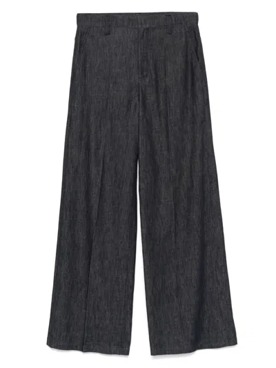 BRUNELLO CUCINELLI LIGHT COTTON DENIM TROUSERS