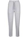 Brunello Cucinelli Light Grey Cotton Blend Sweatpants In Gray
