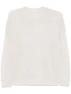 Brunello Cucinelli Women Mohair Wool Sweater In Gray