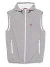 Brunello Cucinelli Light Grey Nylon Vest In Gray