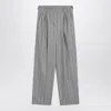 Brunello Cucinelli Pleated Stripe Wide-leg Pants
