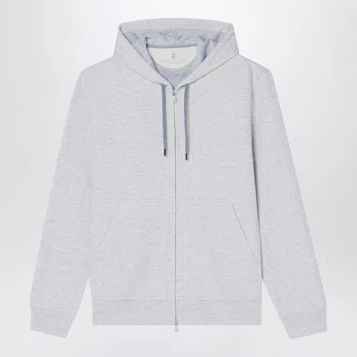 BRUNELLO CUCINELLI BRUNELLO CUCINELLI  LIGHT GREY SWEATSHIRT IN COTTON BLEND