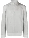 Brunello Cucinelli Ribbed Cashmere Funnel-neck Sweater With Raglan Sleeves