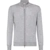 Brunello Cucinelli Lightweight Cardigan In Gray