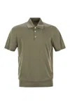 Brunello Cucinelli Lightweight Cotton Knit Polo Shirt