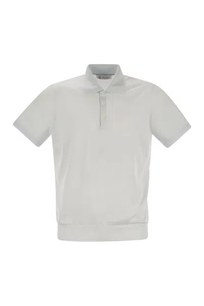 BRUNELLO CUCINELLI BRUNELLO CUCINELLI LIGHTWEIGHT COTTON KNIT POLO SHIRT